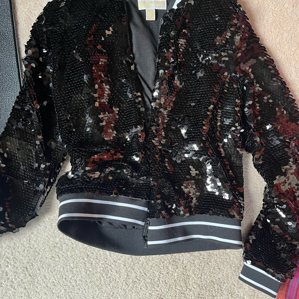 Michael Kors Sequin Varsity Jacket - image 5